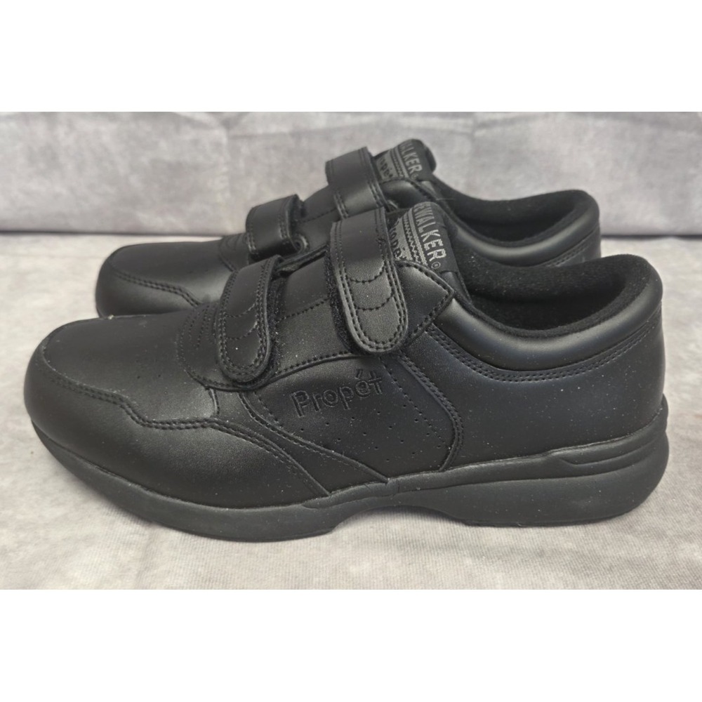 Mens Propet Sneakers Blk SZ 8.5 M Life Walkers Strap New